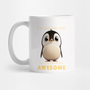 Penguin Concentrated Awesome Cute Adorable Funny Quote Mug